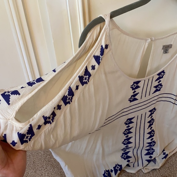 Ecote Tribal Open Shoulder Top Urban Outfitters - Picture 10 of 10